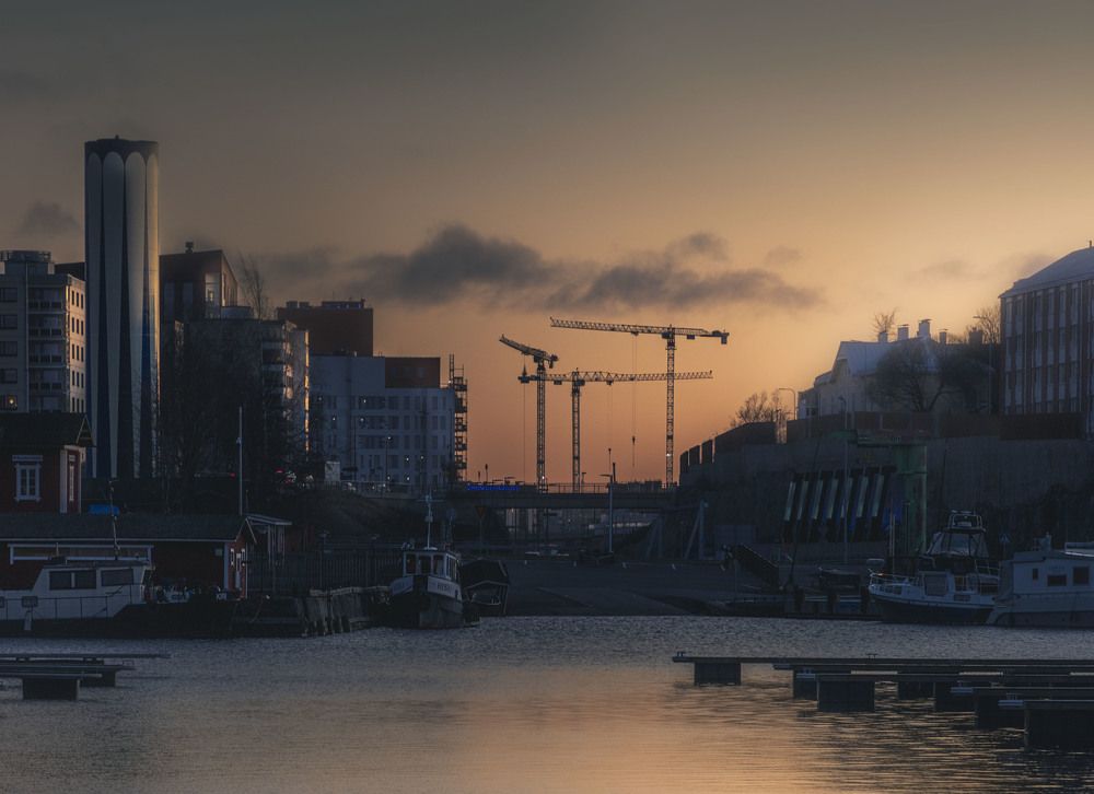Atardecer en Tampere