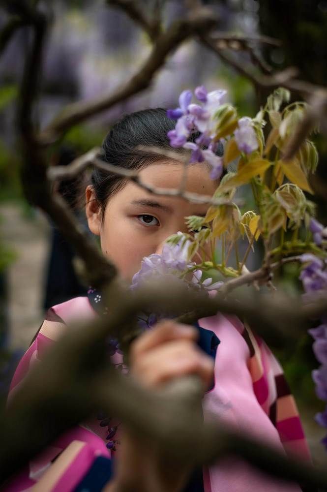 She is looking at you