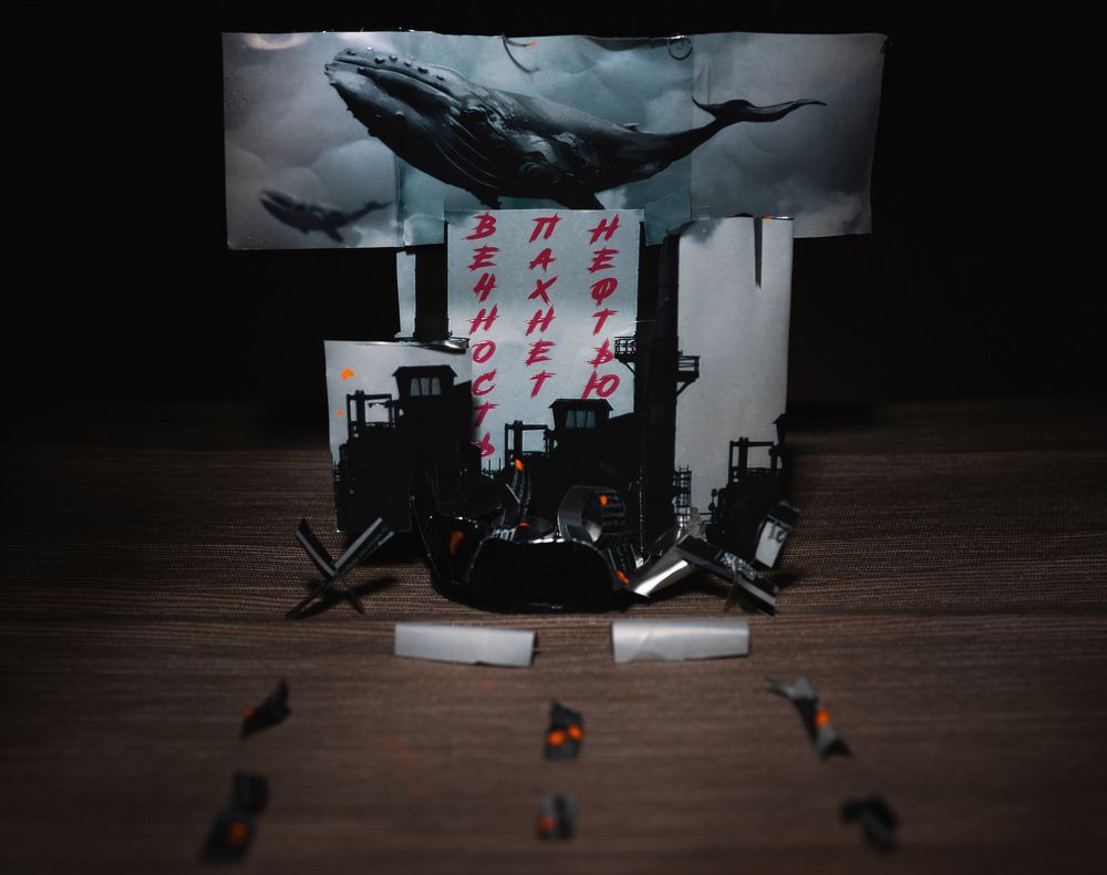 Миниатюрный городок из алюминиевой банки