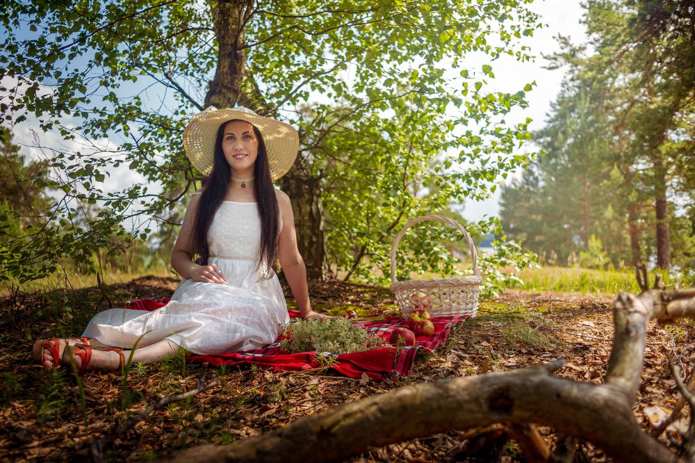 Женщина в шляпе