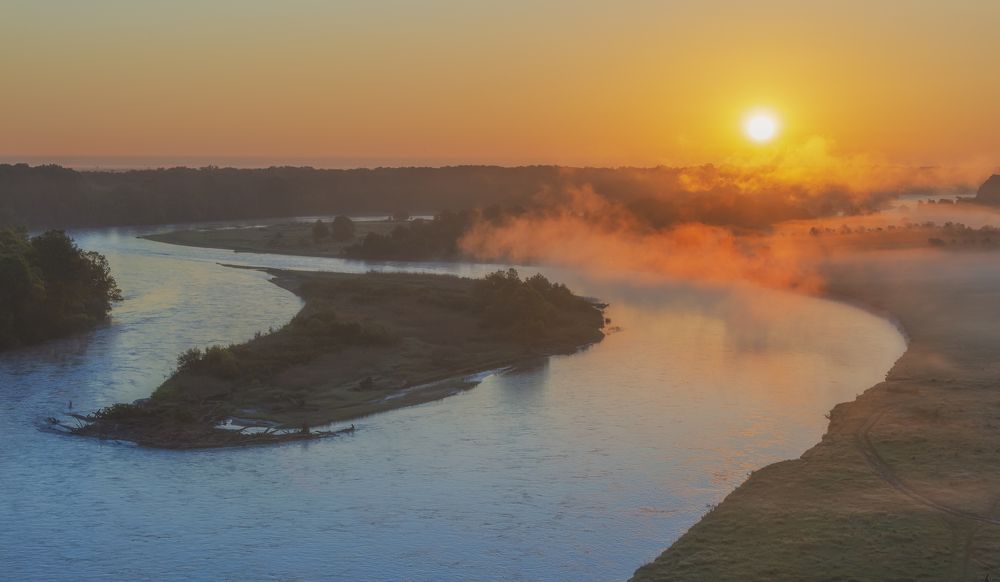 Утро на реке Терек.