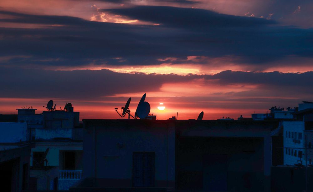 Sunset from the roof