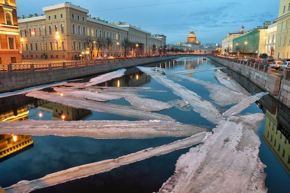 Весенний ледоход.