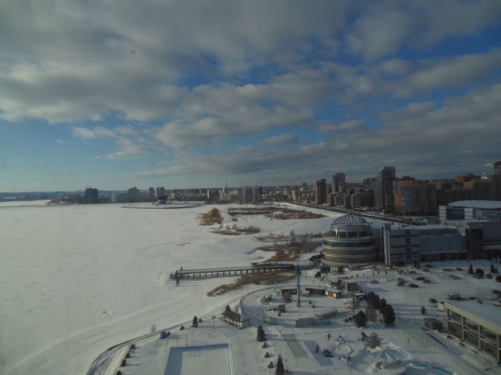 Вид с колеса обозрения.