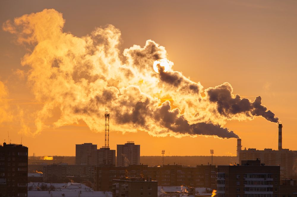 Конец рабочего дня на фабрике облаков