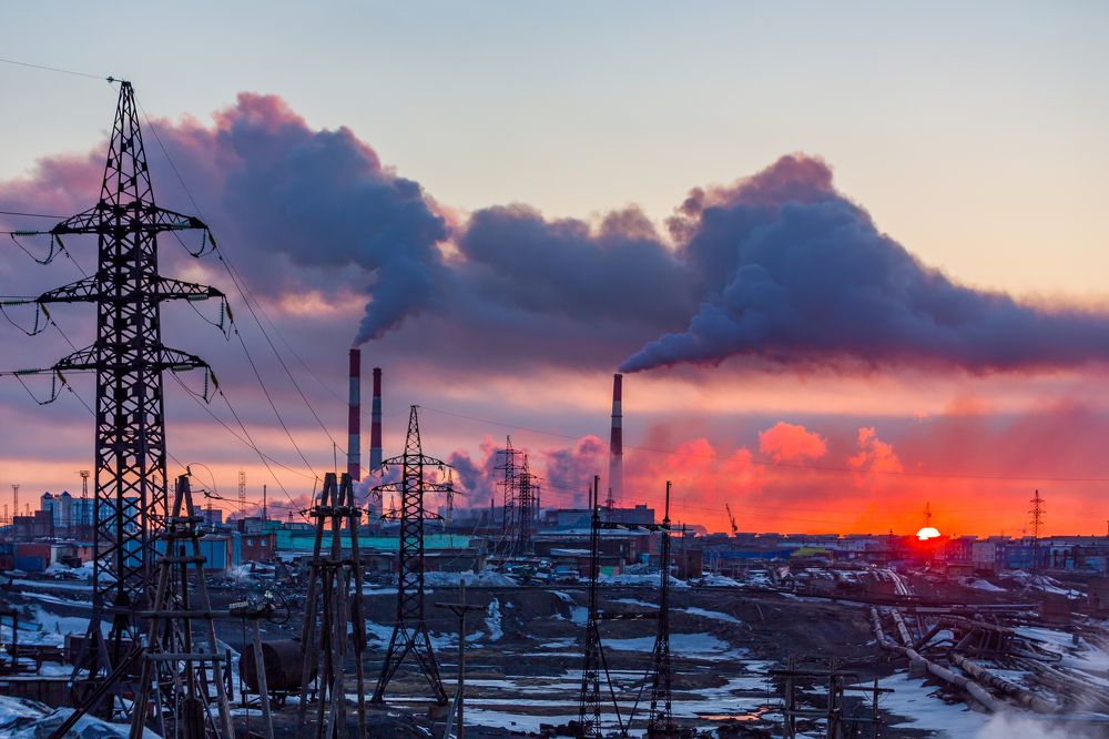 Закат у Медного