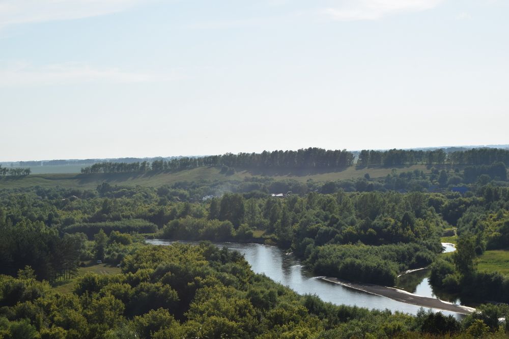 Летним днем на р. Песчаная