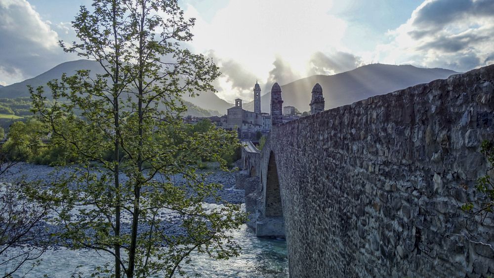 Il Fiume Trebbia a Bobbio