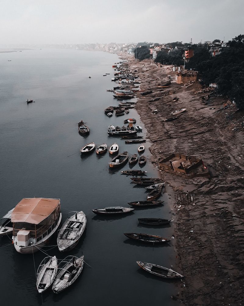 The Ganges River of Varanasi.