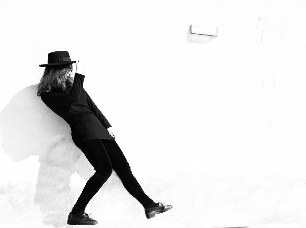 Woman with hat