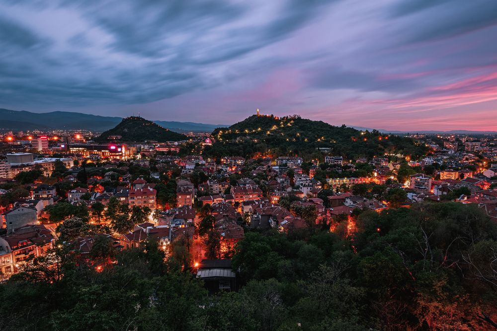 The lights of Plovdiv