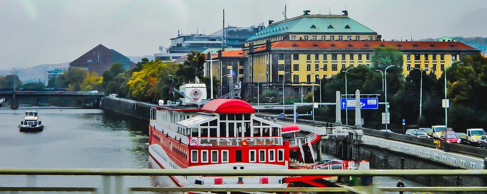 Crossing Vltava