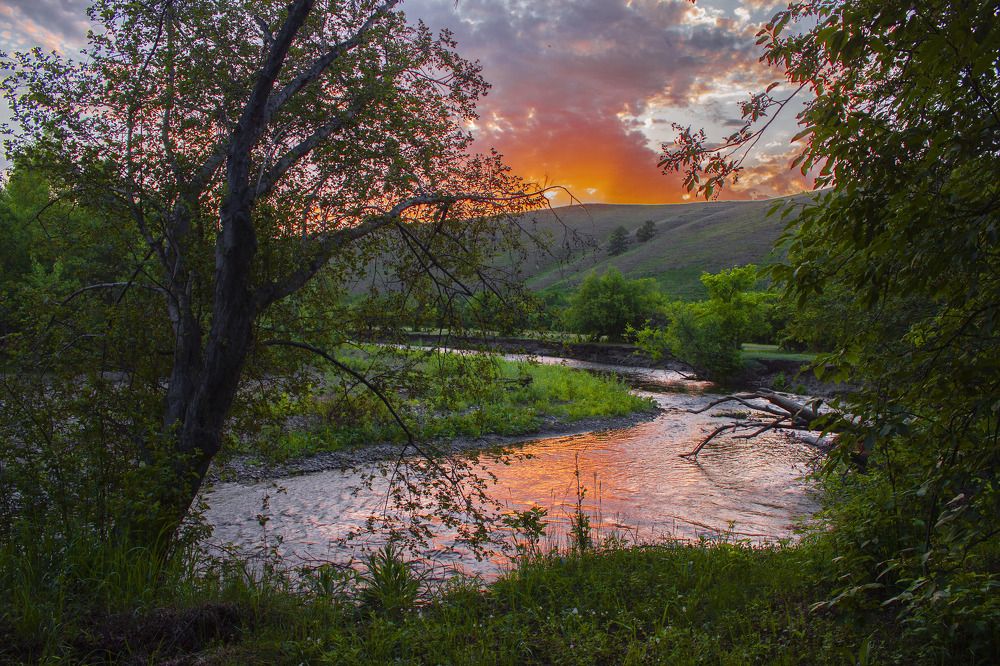 Вечер на Большом Кизиле