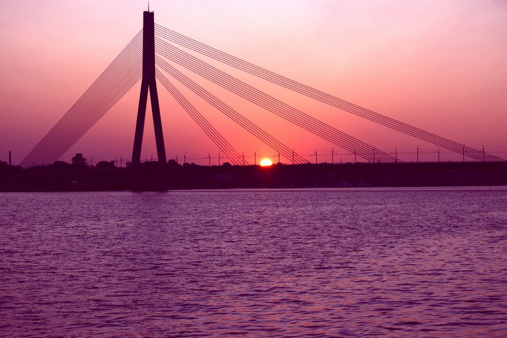 Сиреневый закат...