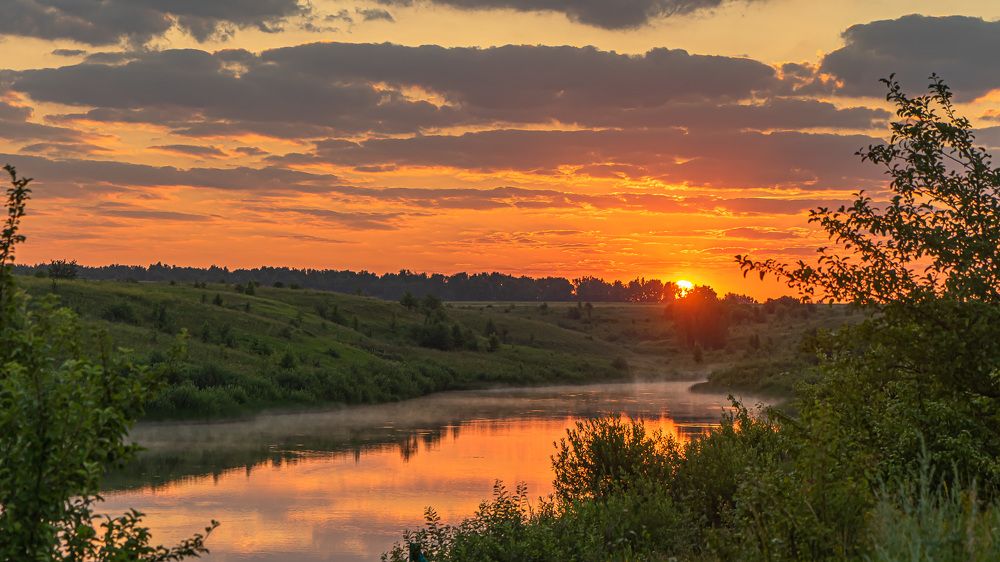 Восход солнца.