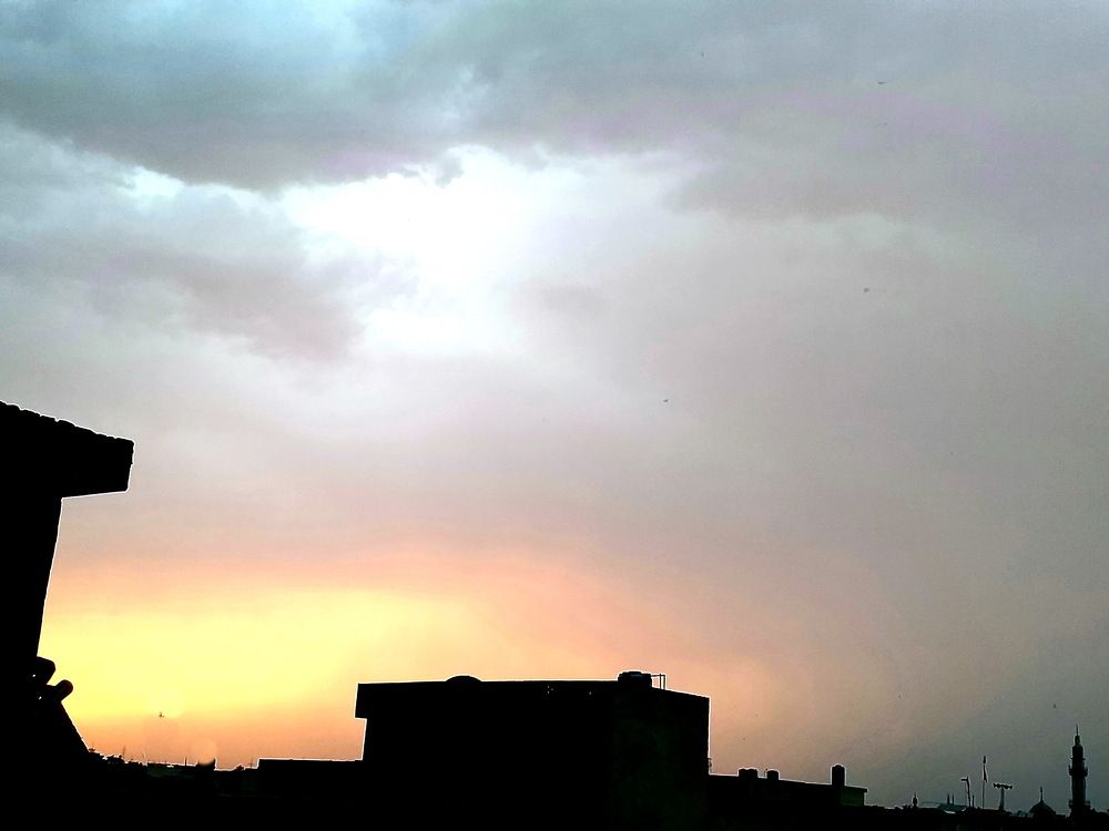CLOUDS AT SUNSET