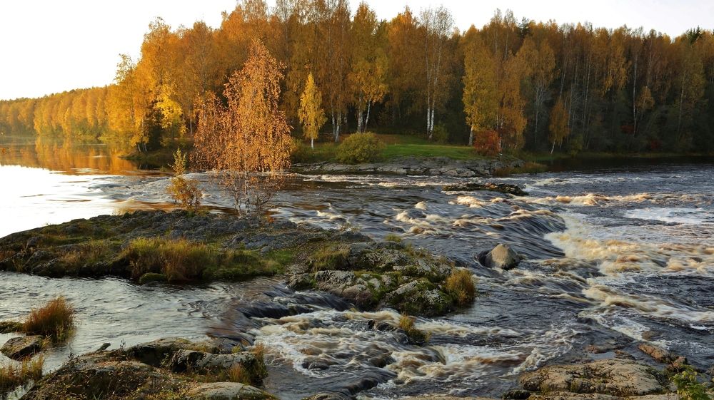 Осеняя река.