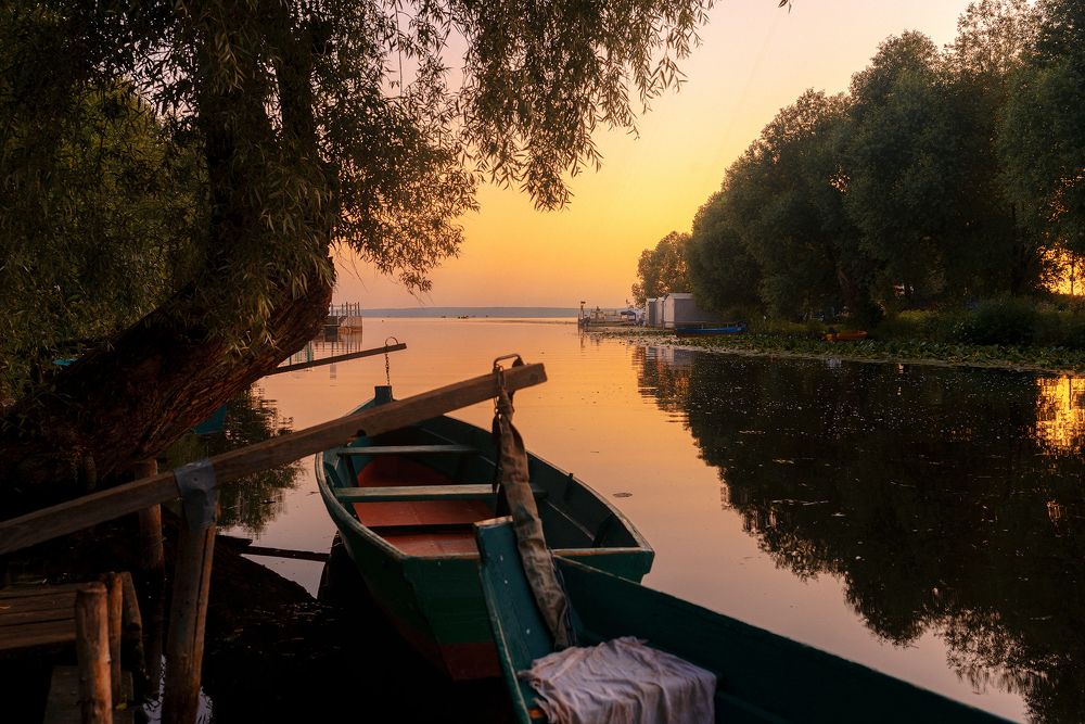 Вечер на Плещеевом озере