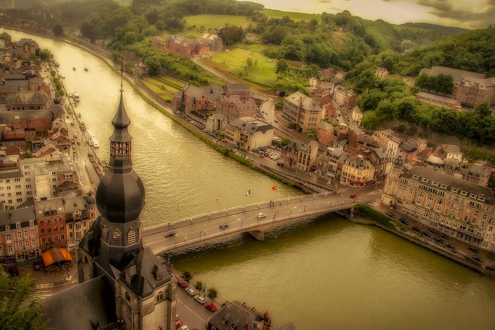 The view over Dinant on Maas