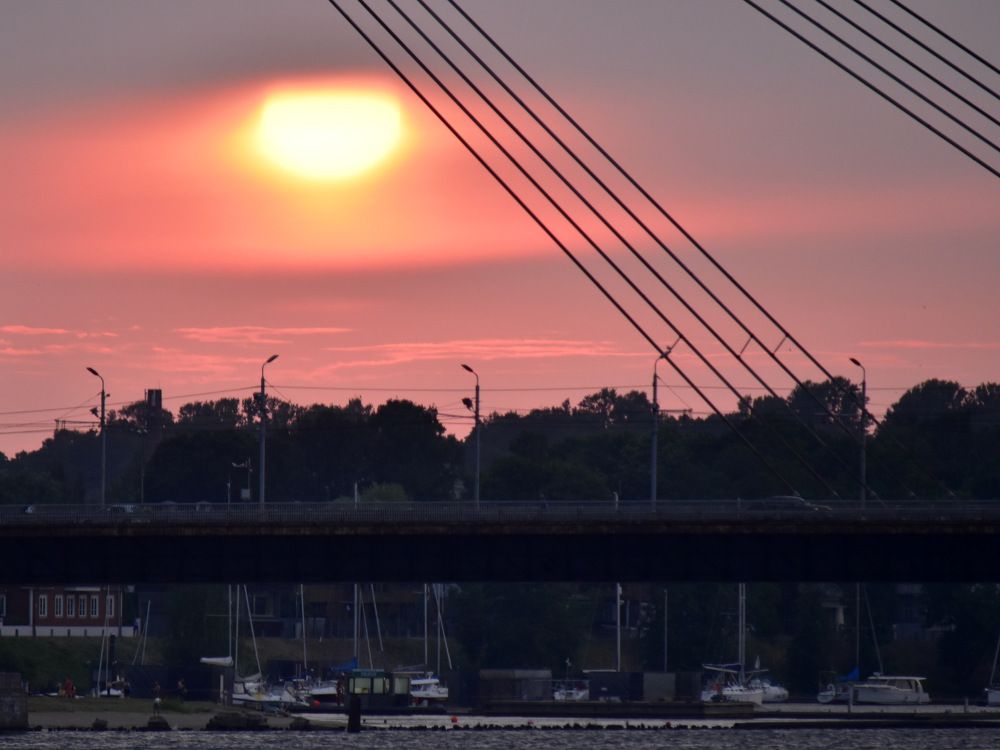 Падающее за горизонт Солнце...