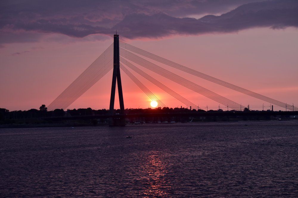 Закат перед грозой...