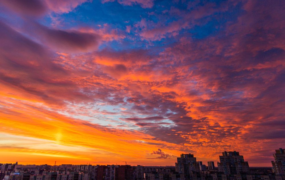Закат в Петербурге