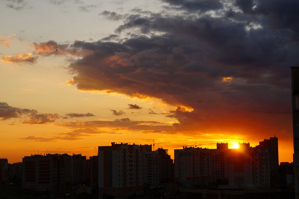 Закат в Витебске
