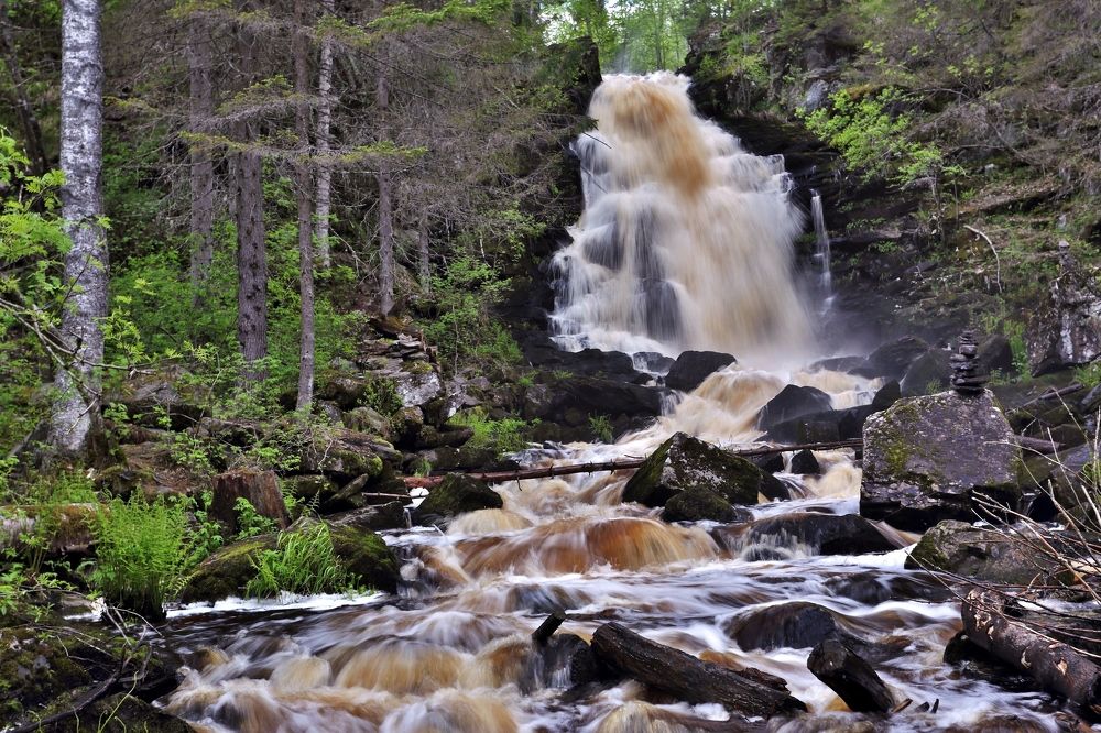 Водопад на реке Кулисмайоки.