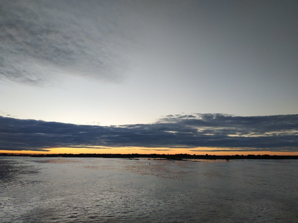 Вид на Волгу со стороны Волжской набережной