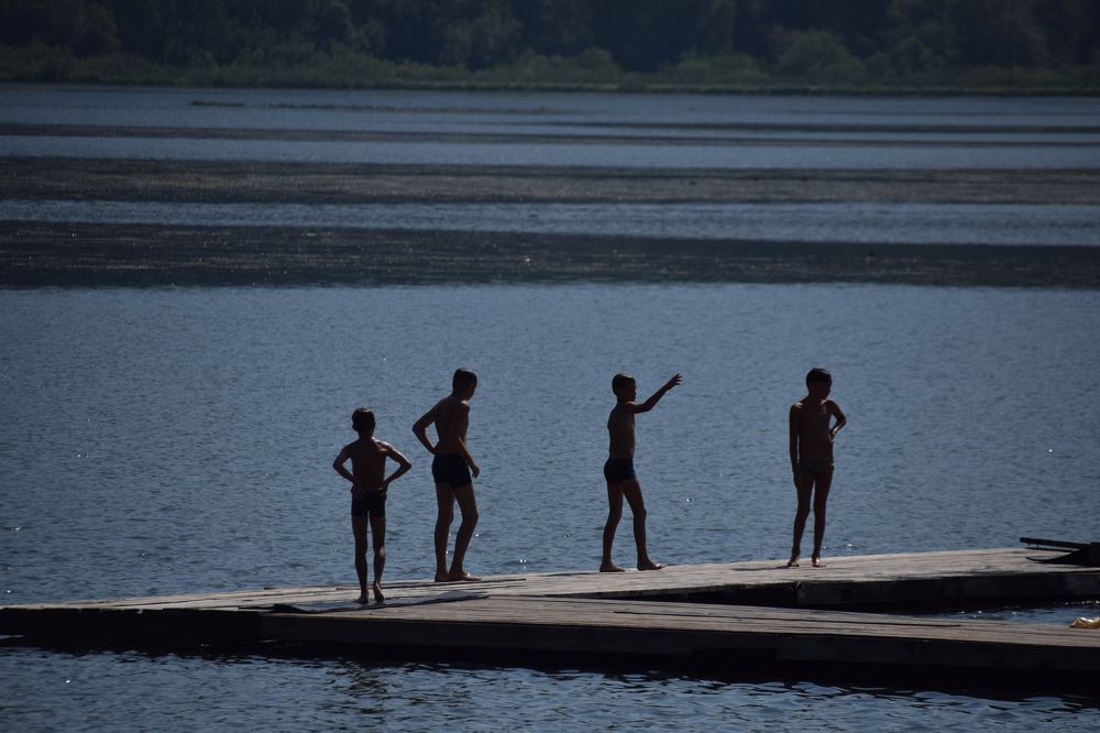 Лето на речке