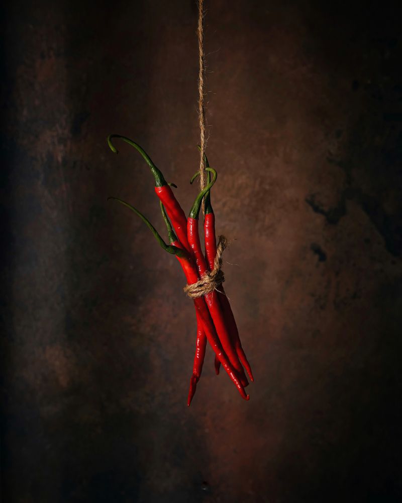 Hanging Chilies