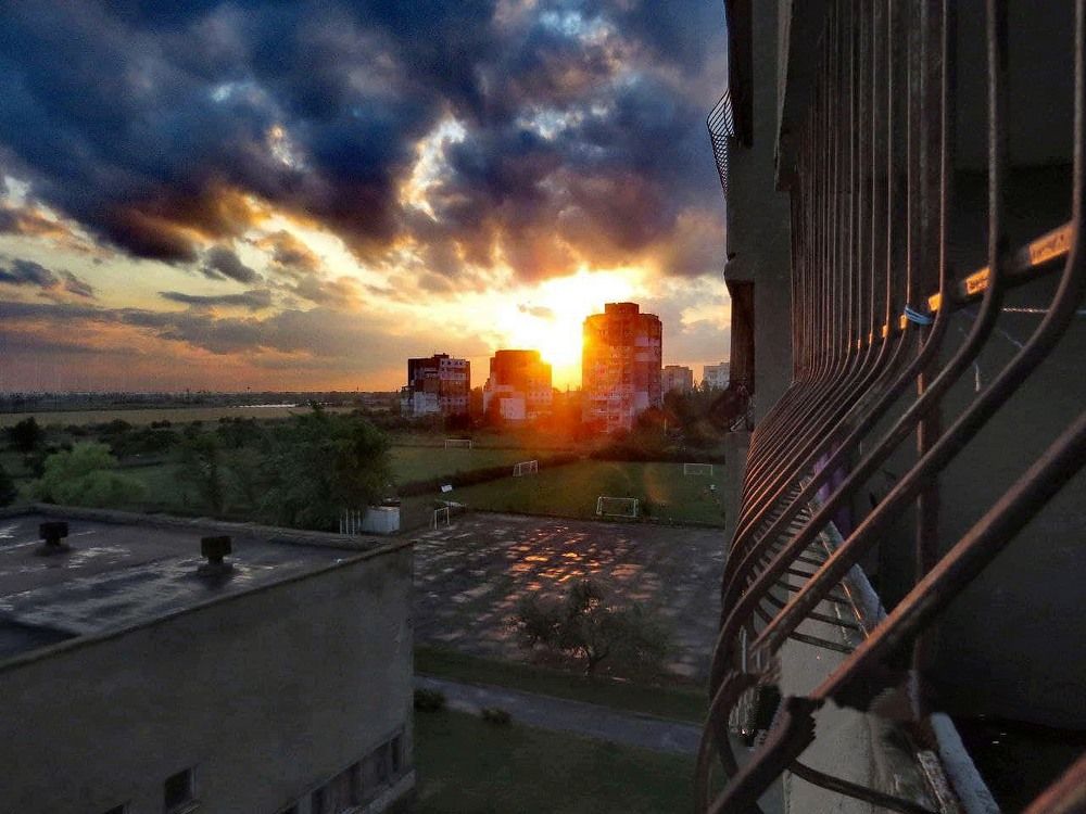 Закат после дождя