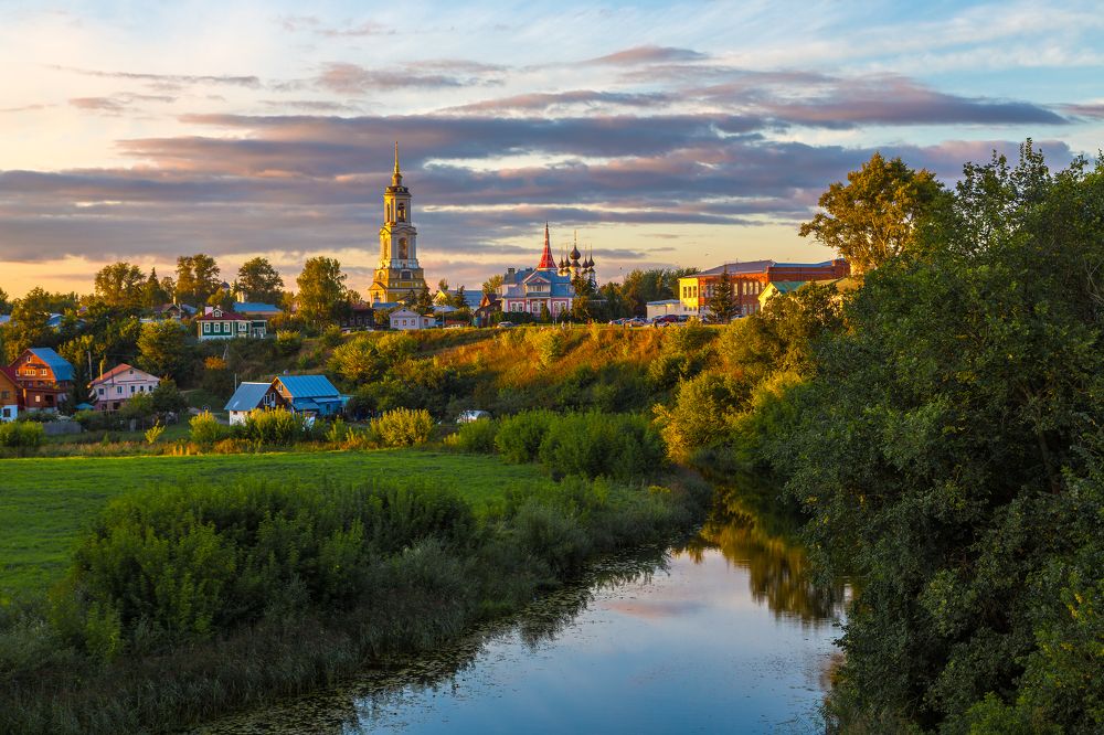 Суздаль, вечер.