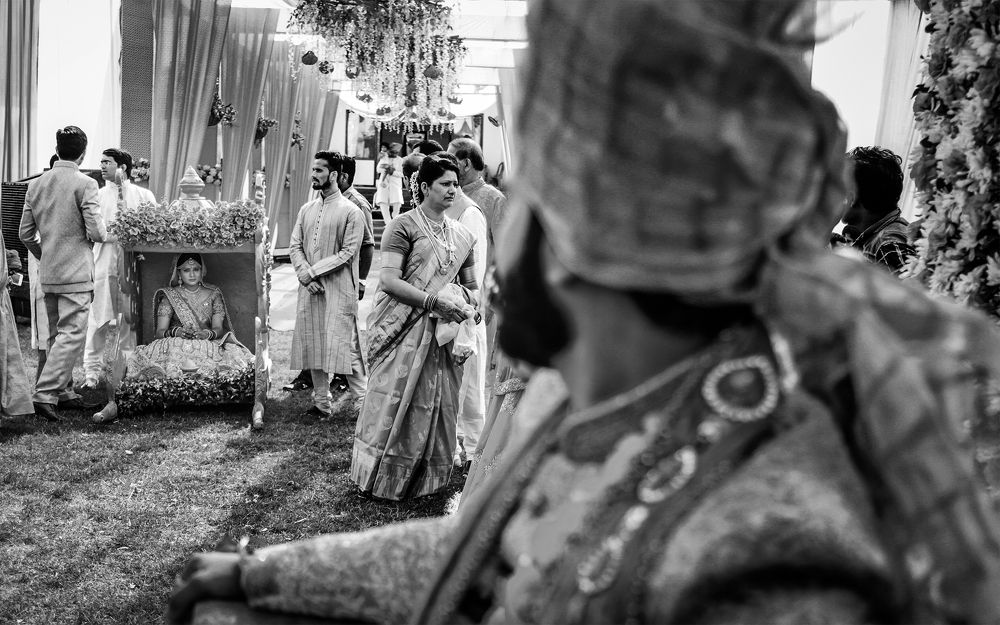 Now thats what we call bridal entry!