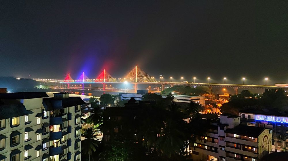 Panjim Mandovi Bridge at Panjim, Goa.
