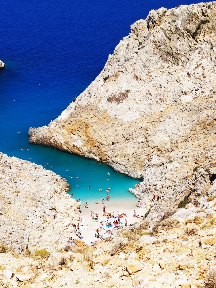 Seitan ports in Crete, Greece