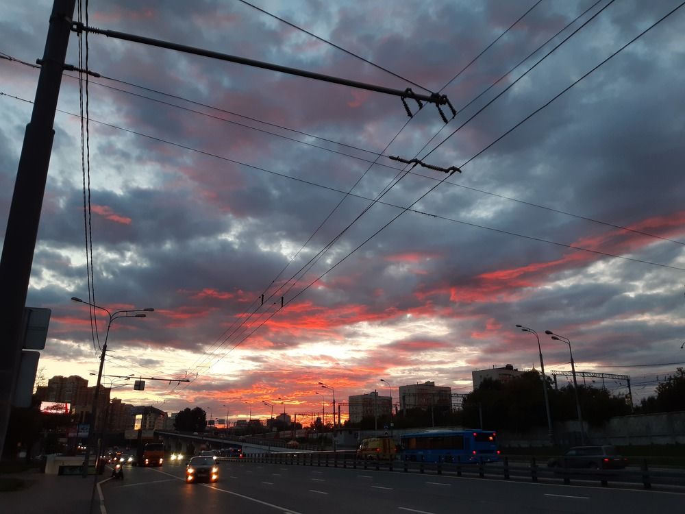 fire in the sky
