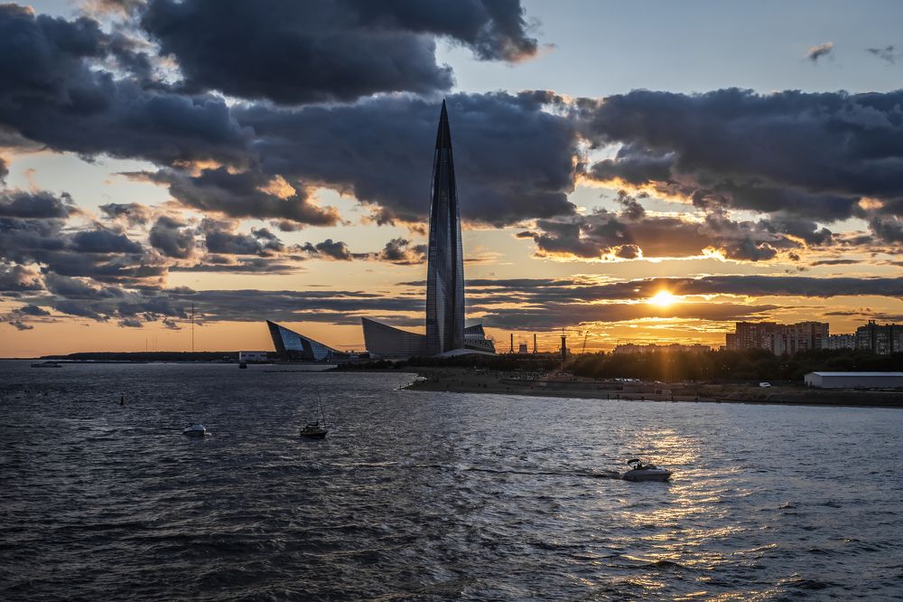 Закат в Санкт-Петербурге