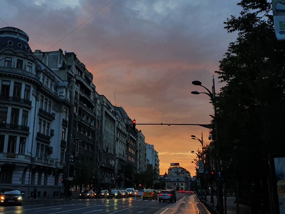 Sunset in Bucharest!