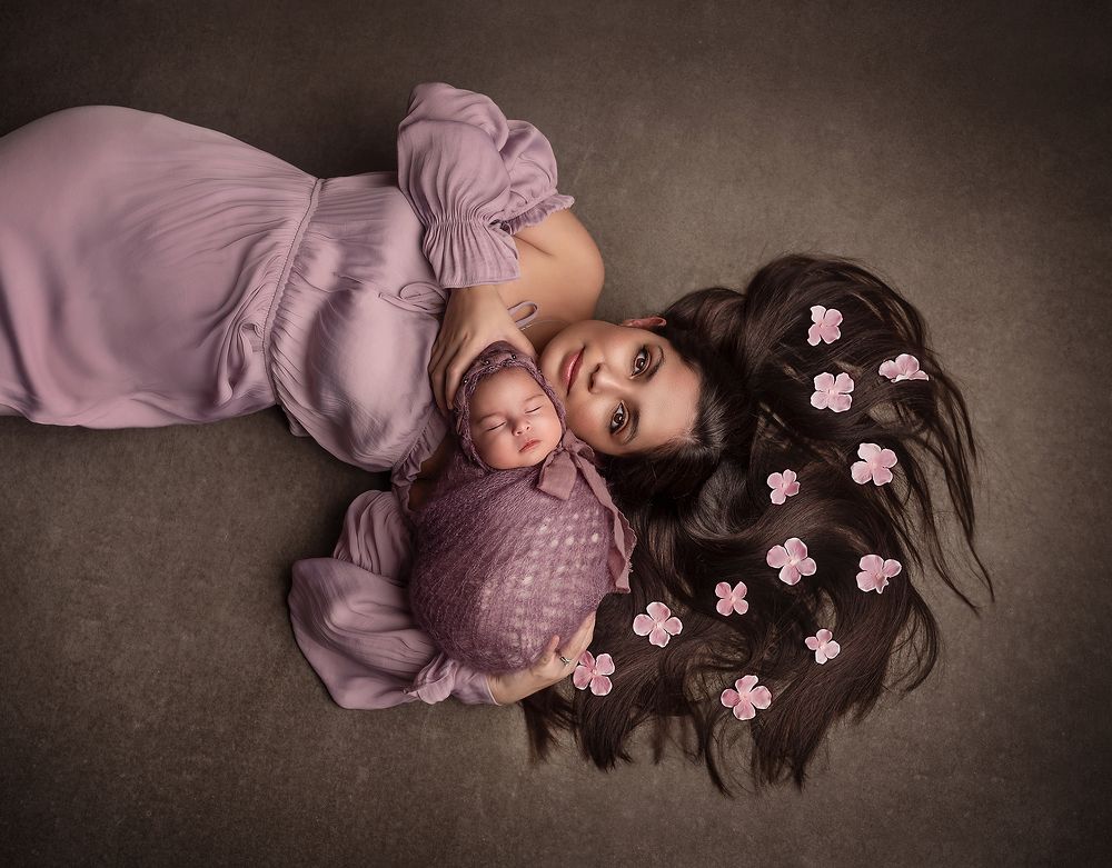 Victoria and her baby Sofia.