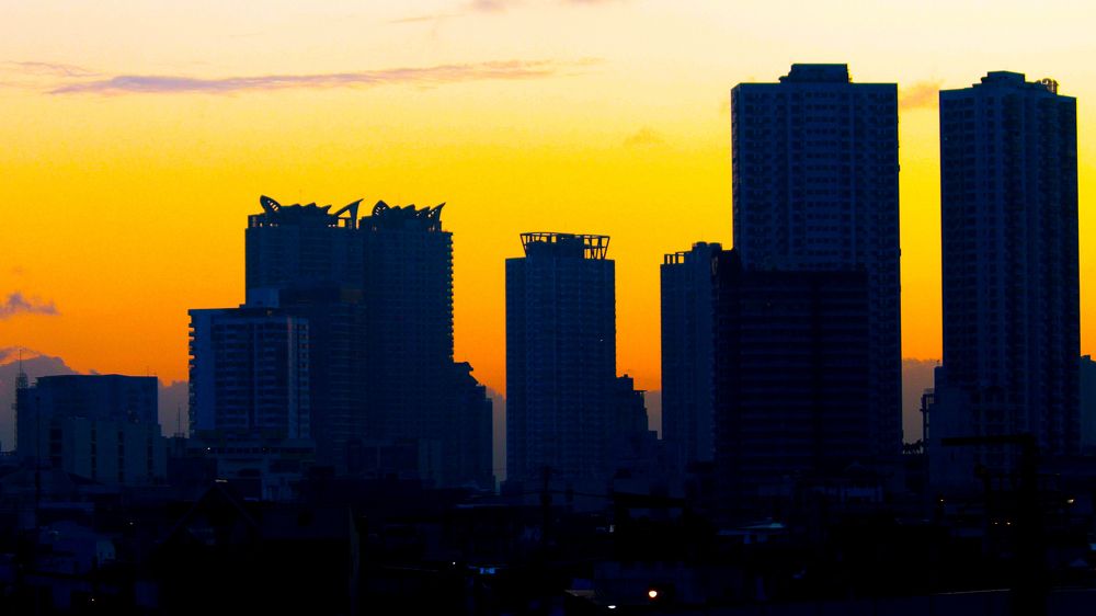 Sunset in Manila