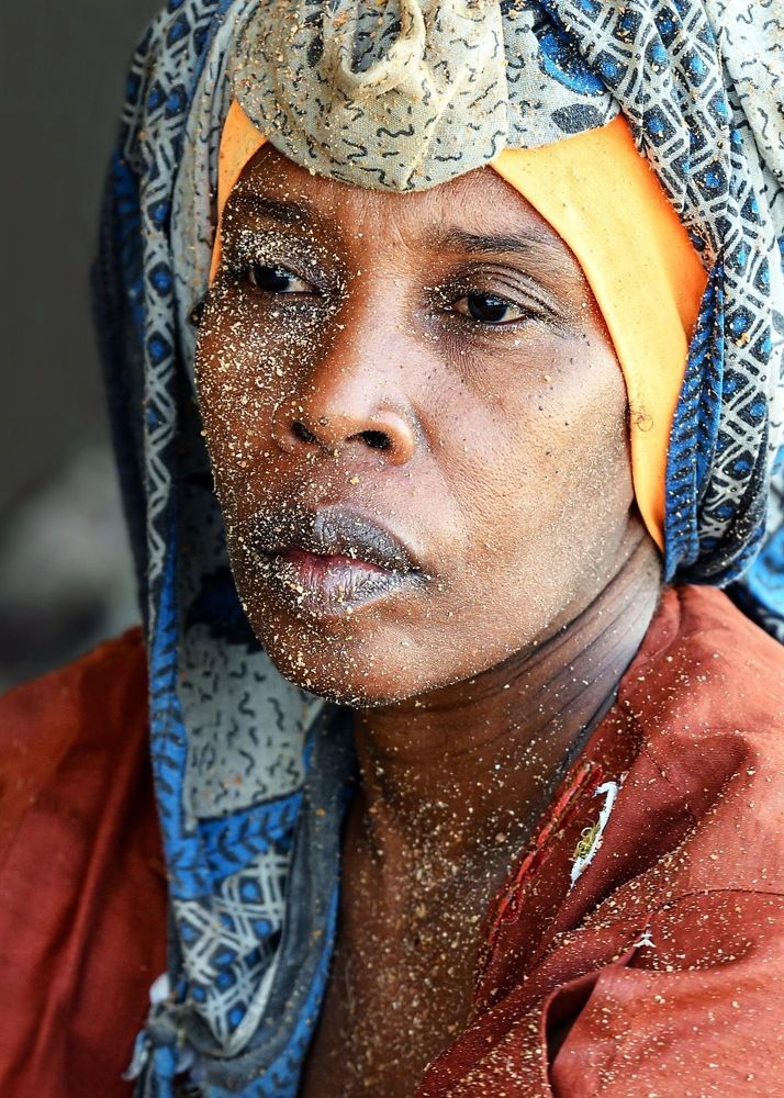 Tanzanian woman portrait.