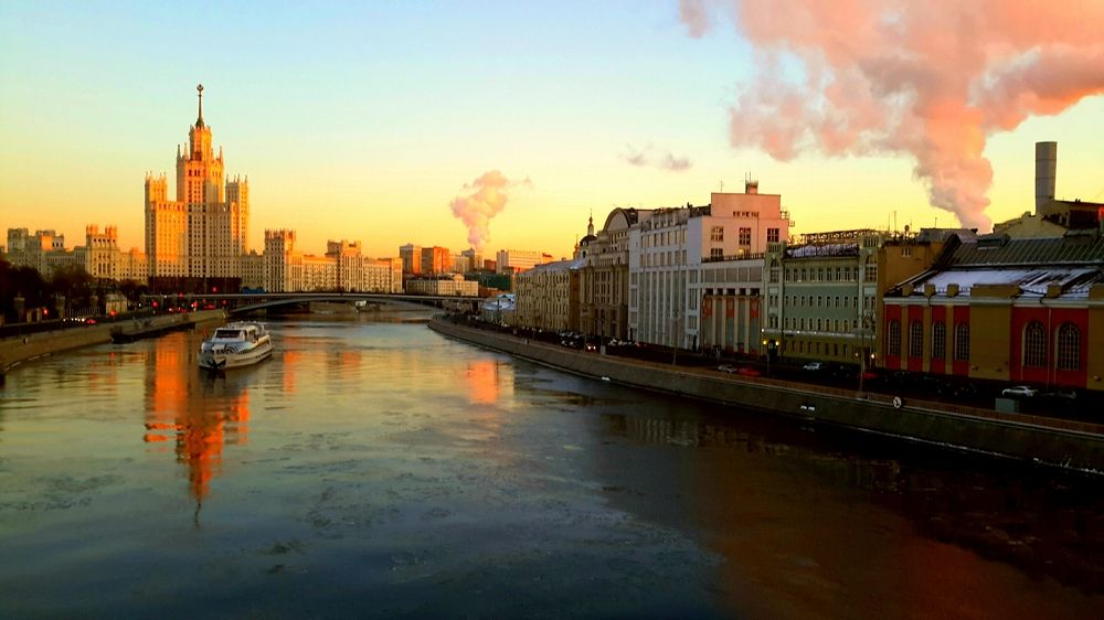 Москва-река вечером