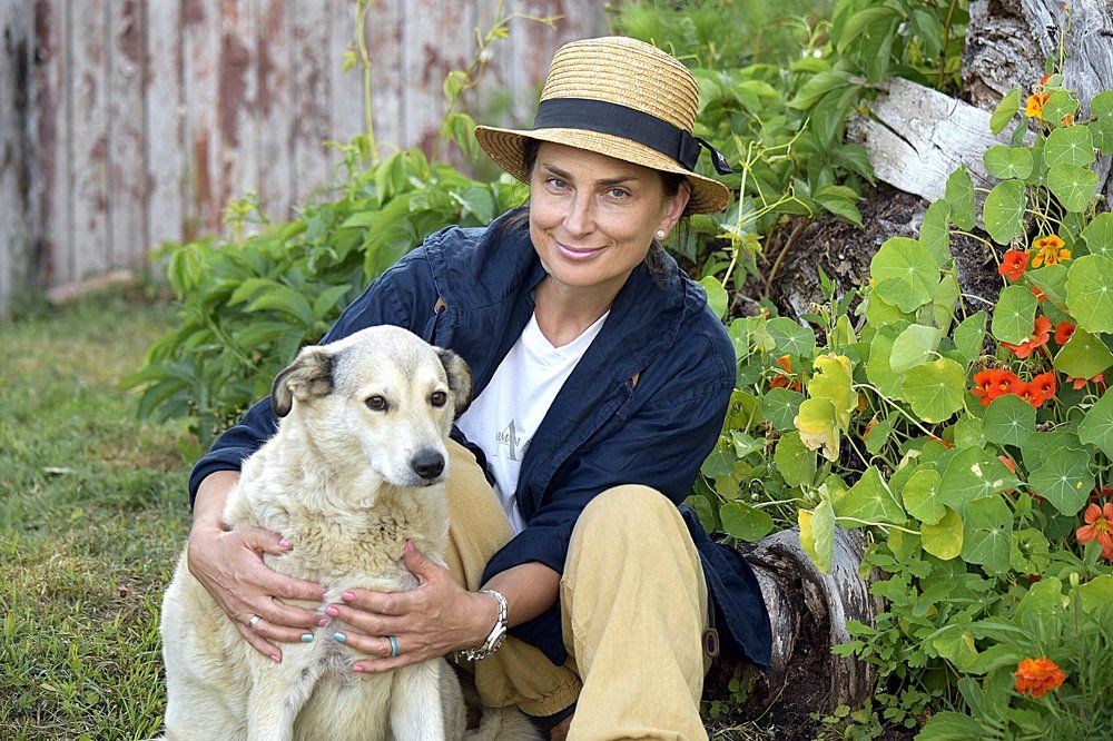 На даче летом...