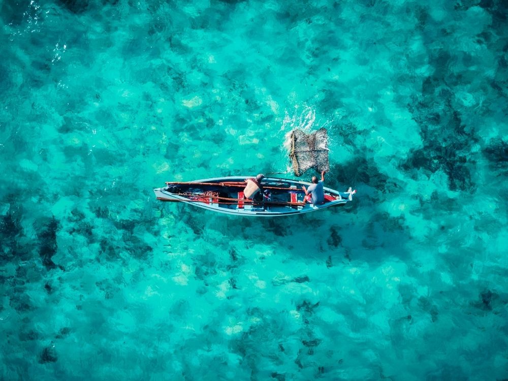 Traditional fishing in Rodrigues