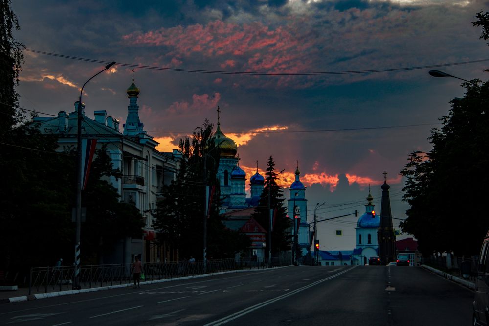 Брызги уходящего солнца