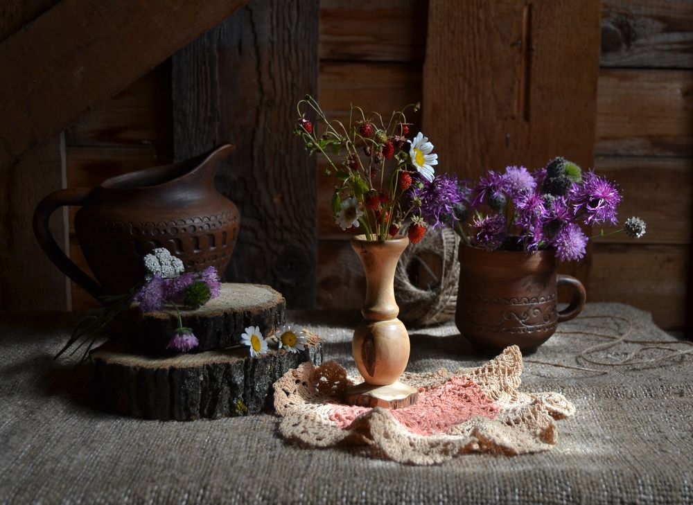 С земляникой