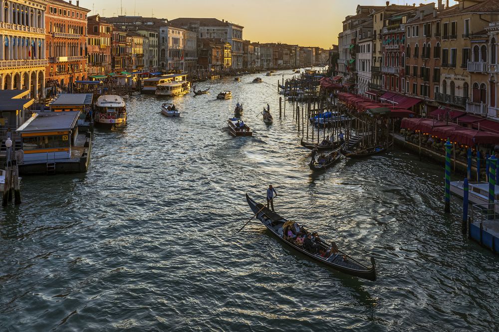 Гранд-канал. Закат.