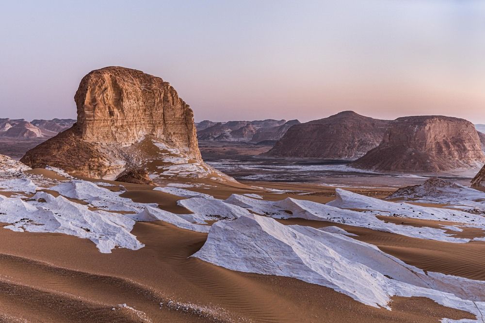 "Заснеженная" пустыня