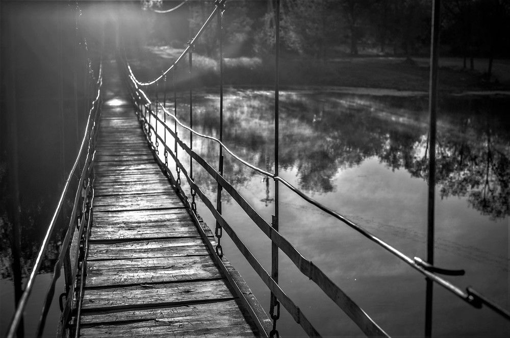 Утро на мосту